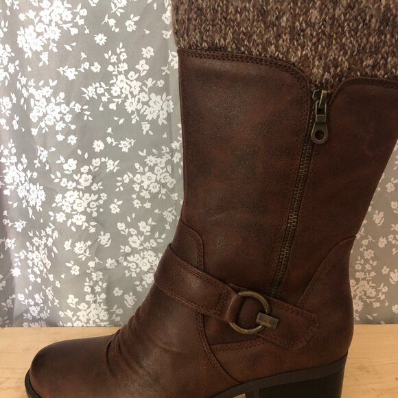 BARETRAPS BLACK AND BROWN HIGH HEELS,-#017 - Picture 3 of 13